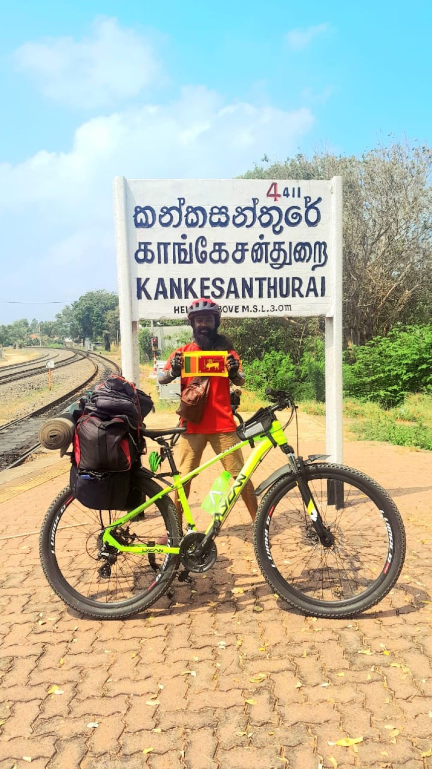 Sugath Pushpakumara’s Remarkable Cycling Expedition